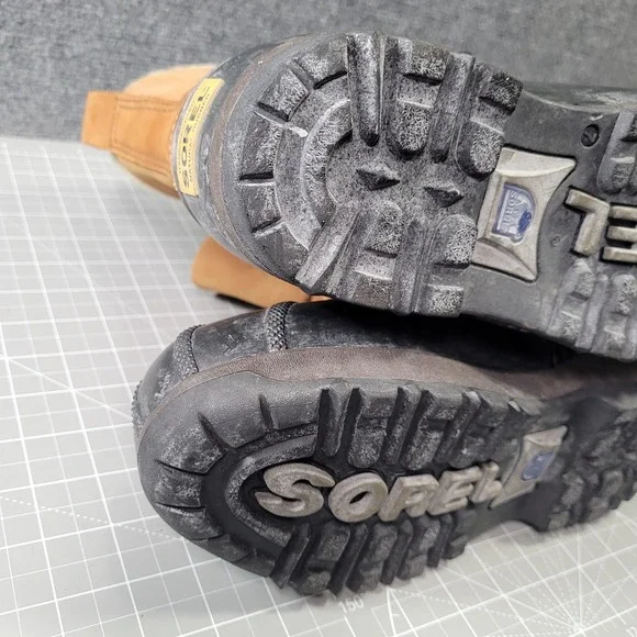 Sorel Boots Womens Size 7 Brown Caribou II Winter Removable Liner NL1000-220 - Picture 8 of 10